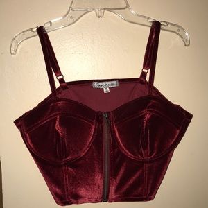 Crave Fame Almost Famous | Red Velvet Bra